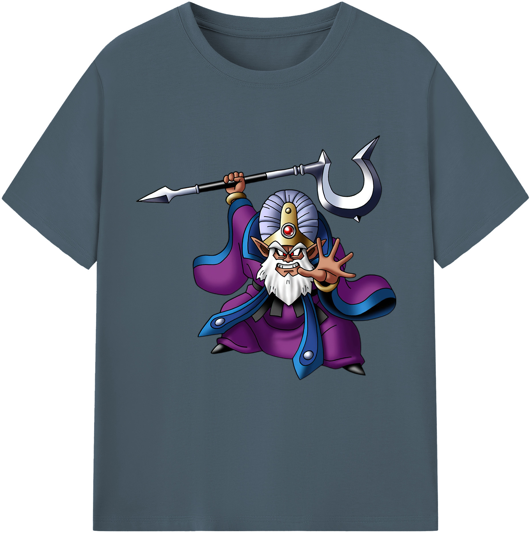 （画像用） ドラゴンクエスト Doragon Kuesuto Dragon Quest 綿100％半袖Tシャツ（フロントプリント）
